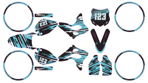 Kit déco 50cc Peugeot XPS Street Evo 2 (2004-2008) Dream | autocollants moto | personnalisation 50cc | armysctv