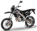Kit déco 50cc Peugeot XP Street 2003-2010 Black Cat | autocollants moto | personnalisation 50cc | armysctv