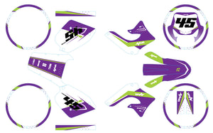 50cc Graphics kit Peugeot XP Street 2003-2010 Missile | motorcycle stickers | 50cc customization | armysctv