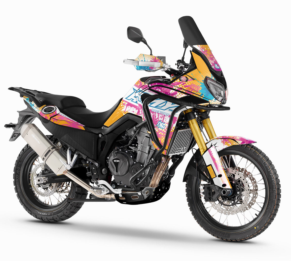 Kit de decoração Rieju Aventura 500 2023-2026 Stray
