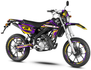 Kit déco Rieju MRT 50cc 2009-2021 Scrambler | autocollants moto | personnalisation 50cc | armysctv