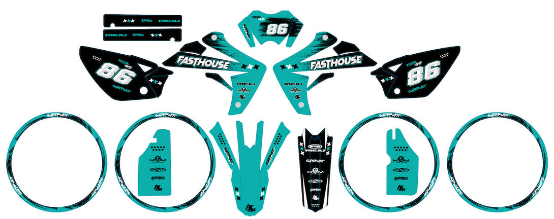 Kit déco 50cc Rieju MRT 2009-2021 Fasthouse