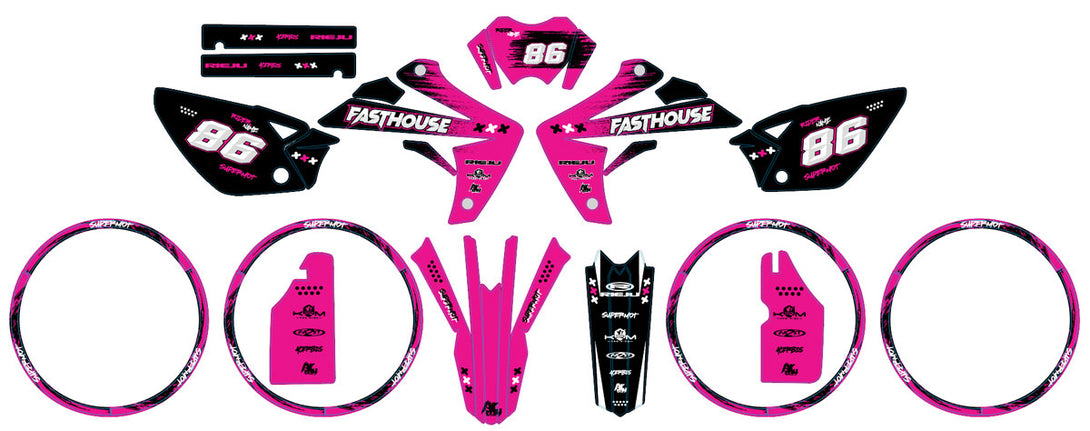 Kit déco 50cc Rieju MRT 2009-2021 Fasthouse