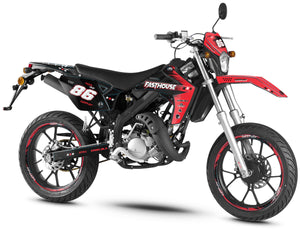 Kit déco Rieju MRT 50cc 2009-2021 Fasthouse | autocollants moto | personnalisation 50cc | armysctv