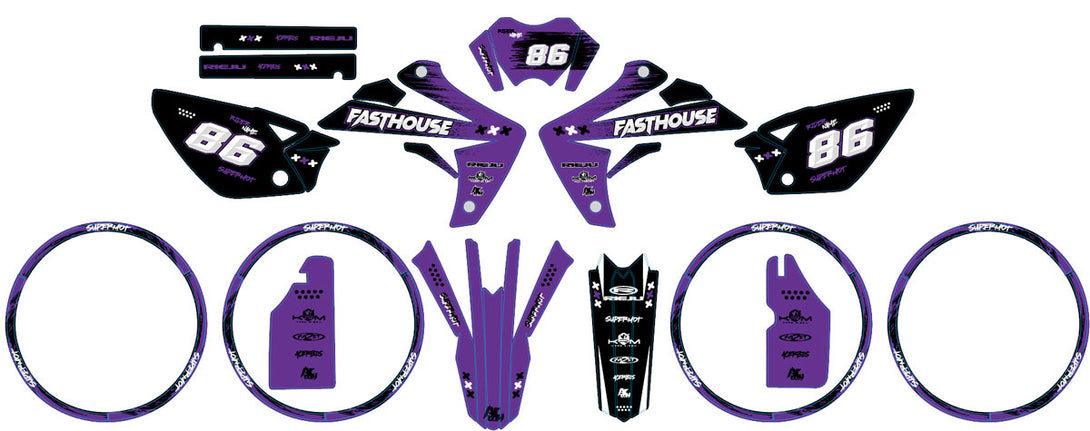 Kit déco 50cc Rieju MRT 2009-2021 Fasthouse