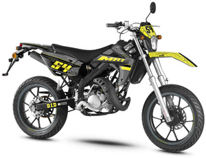Kit déco Rieju MRT 50cc 2009-2021 Green Stuff | autocollants moto | personnalisation 50cc | armysctv