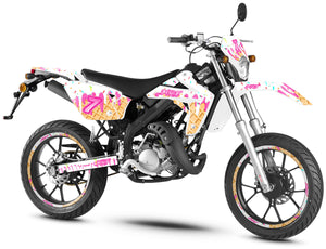 Kit déco Rieju MRT 50cc 2009-2021 Ice Cream | autocollants moto | personnalisation 50cc | armysctv