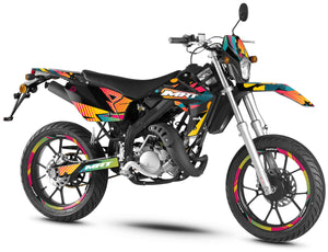 Kit déco Rieju MRT 50cc 2009-2021 Shape | autocollants moto | personnalisation 50cc | armysctv