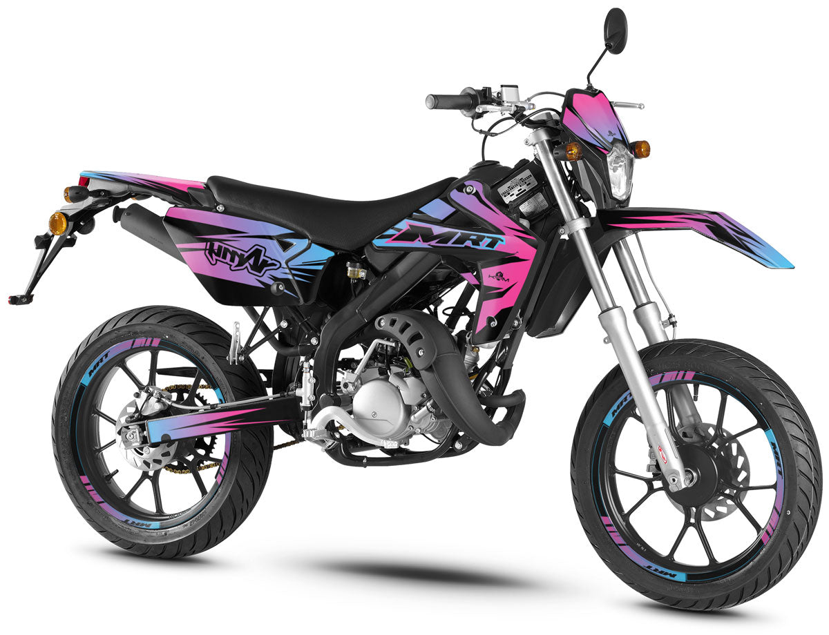 Kit déco Rieju MRT 50cc 2009-2021 X-Fast | autocollants moto | personnalisation 50cc | armysctv