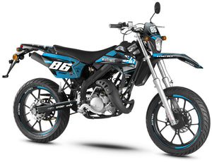 Kit déco Rieju MRT 50cc 2009-2021 Yoshi | autocollants moto | personnalisation 50cc | armysctv