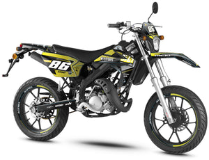 Kit déco Rieju MRT 50cc 2009-2021 Yoshi | autocollants moto | personnalisation 50cc | armysctv