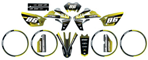 Kit déco Rieju MRT 50cc 2009-2021 Yoshi | autocollants moto | personnalisation 50cc | armysctv