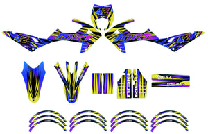 Kit déco Rieju MRT 50cc 2022-2025 Airvoz | autocollants moto | personnalisation 50cc | armysctv