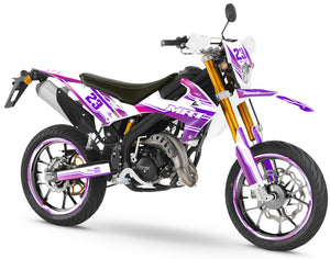 Dekor kit Rieju MRT 50cc 2022-2025 Kunst | Motorradaufkleber | Personalisierung 50cc | armysctv