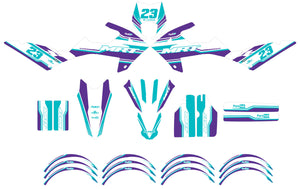 Dekor kit Rieju MRT 50cc 2022-2025 Kunst | Motorradaufkleber | Personalisierung 50cc | armysctv