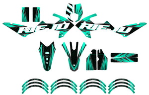 Kit déco 50cc Rieju MRT 2022-2025 Magix - Graphiques modernes et résistants pour personnaliser votre moto.