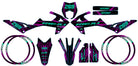 Kit pegatinas Rieju MRT 50cc 2022-2025 Lluvia Púrpura | pegatinas para moto | personalización 50cc | armysctv