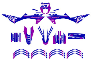 Kit déco Rieju MRT 50cc 2022-2025 Skynine | autocollants moto | personnalisation 50cc | armysctv