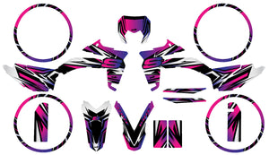 Kit pegatinas Sherco 50cc 2017-2025 Ejército All Inn | pegatinas para moto | personalización 50cc | armysctv