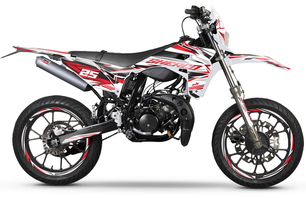 Kit pegatinas Sherco 50cc 2017-2025 Complejidad Ejército | pegatinas para moto | personalización 50cc | armysctv
