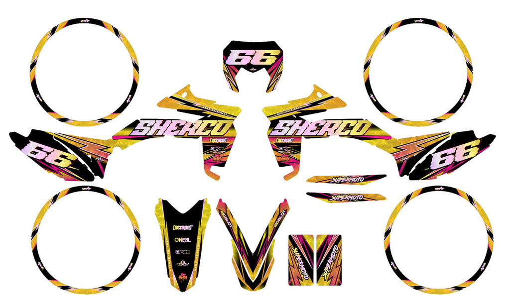 Kit déco Sherco 50cc 2017-2026 Cabrez