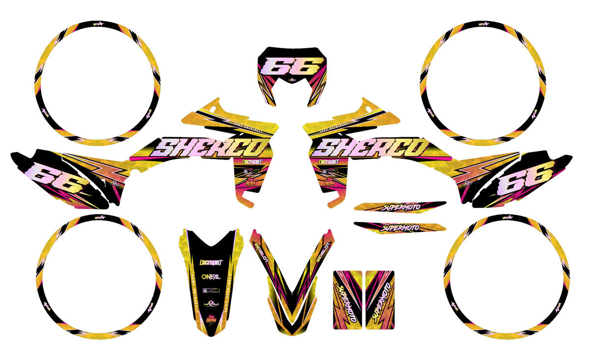Kit déco Sherco 50cc 2017-2026 Cabrez