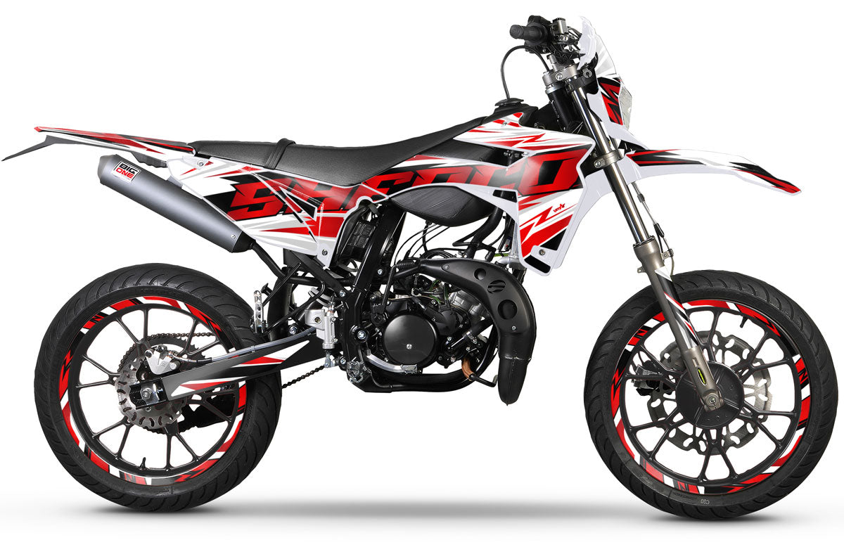 Kit pegatinas Sherco 50cc 2017-2025 Cortesía | pegatinas para moto | personalización 50cc | armysctv