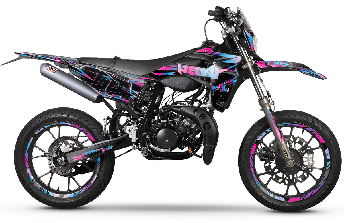 Kit pegatinas Sherco 50cc 2017-2025 Crowlz | pegatinas para moto | personalización 50cc | armysctv