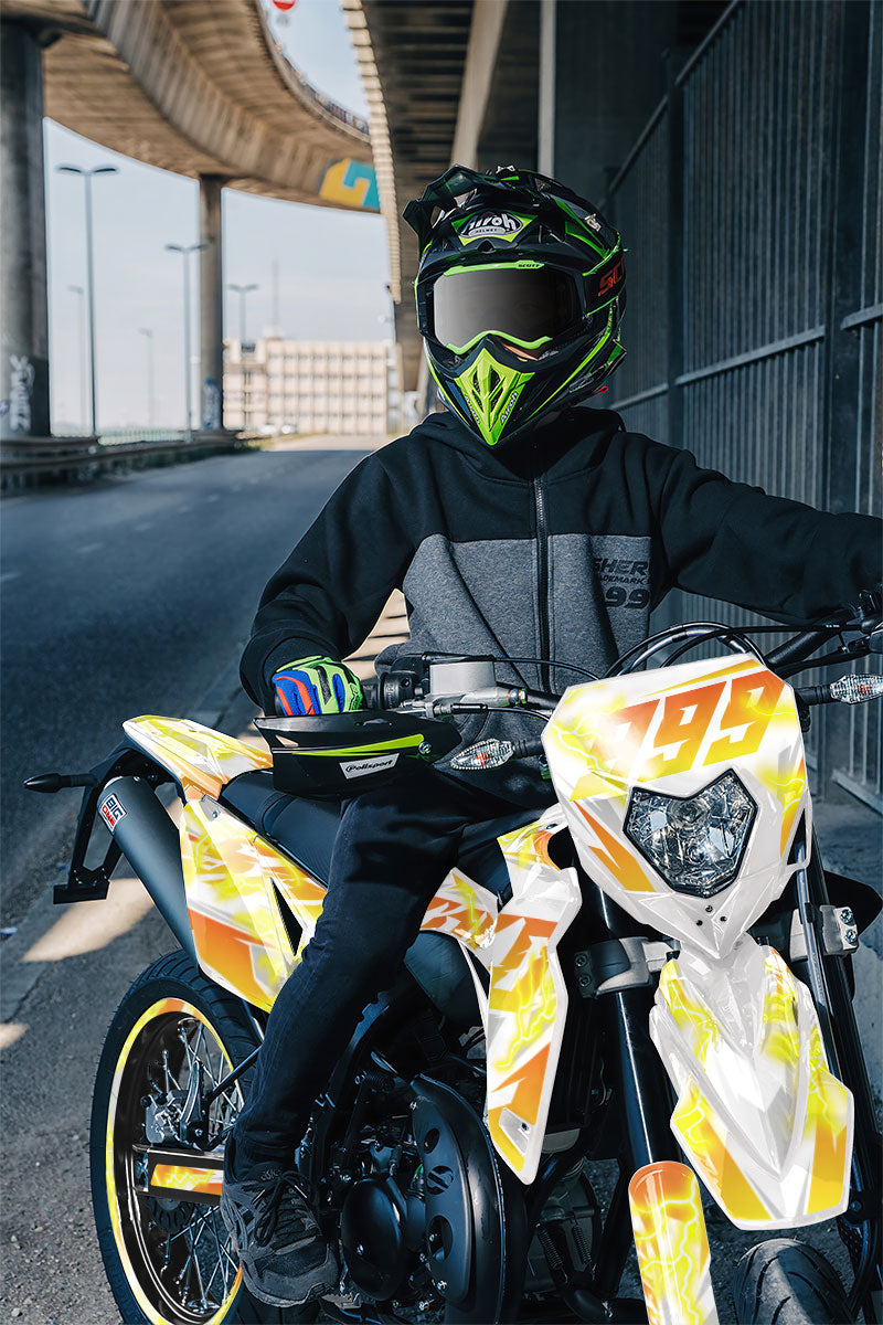 Kit pegatinas Sherco 50cc 2017-2025 Cynther | pegatinas para moto | personalización 50cc | armysctv