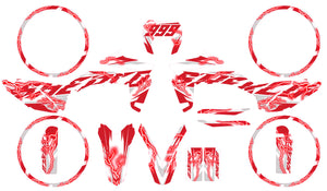 Kit déco Sherco 50cc 2017-2025 Cynther | autocollants moto | personnalisation 50cc | armysctv