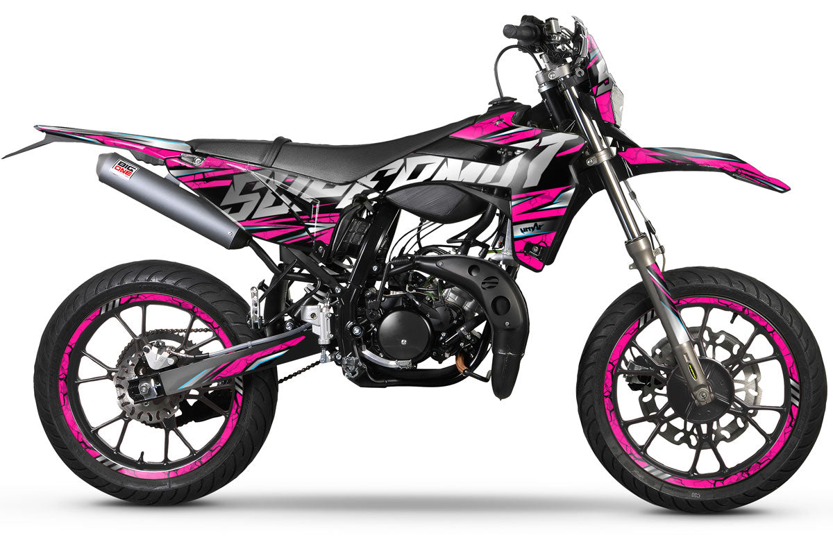 Kit pegatinas Sherco 50cc 2017-2025 Illuzion | pegatinas para moto | personalización 50cc | armysctv