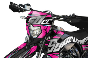 Kit déco Sherco 50cc 2017-2025 Illuzion | autocollants moto | personnalisation 50cc | armysctv