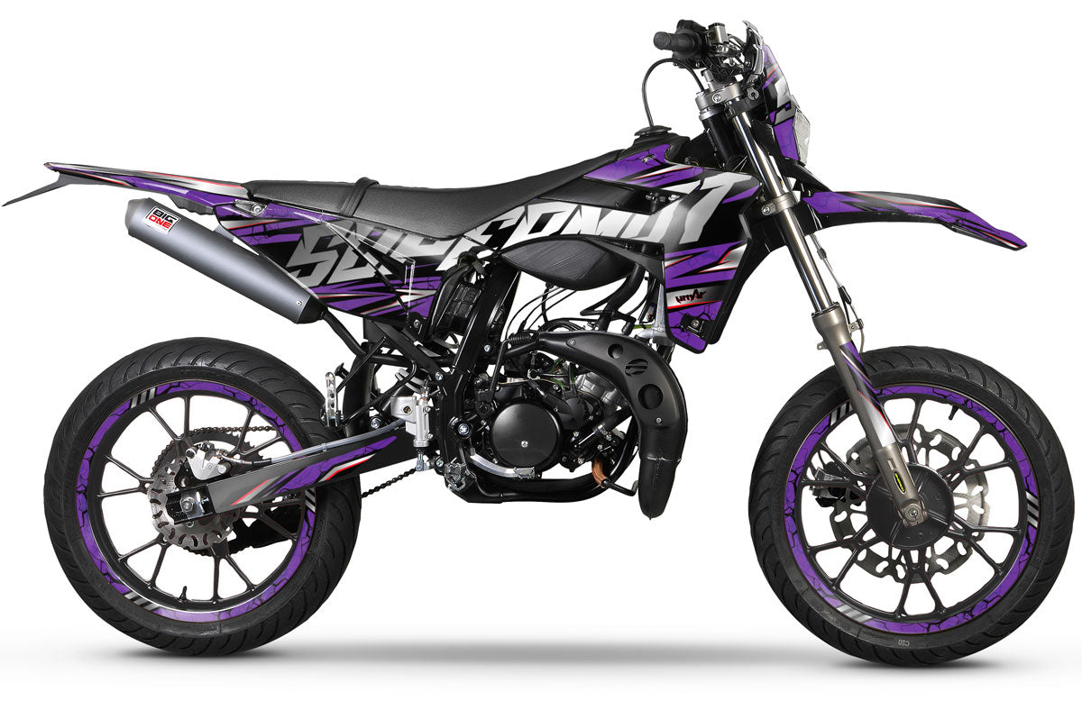 Kit pegatinas Sherco 50cc 2017-2025 Illuzion | pegatinas para moto | personalización 50cc | armysctv