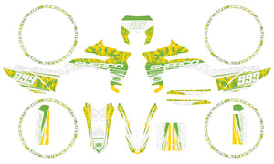 Deko-sett Sherco 50cc 2017-2025 Løve | motorsykkelklistremerker | tilpasning 50cc | armysctv