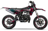 Dekor kit Sherco 50cc 2017-2025 Metallstil | Motorradaufkleber | Personalisierung 50cc | armysctv