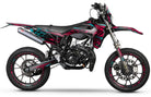 Dekor kit Sherco 50cc 2017-2025 Metallstil | Motorradaufkleber | Personalisierung 50cc | armysctv