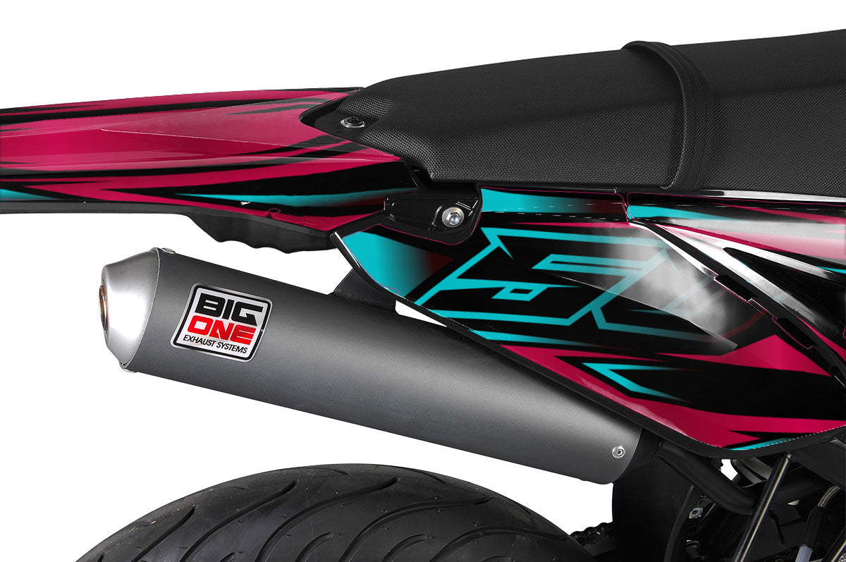 Kit pegatinas Sherco 50cc 2017-2025 Estilo metálico | pegatinas para moto | personalización 50cc | armysctv