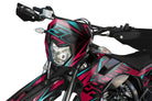 Dekor kit Sherco 50cc 2017-2025 Metallstil | Motorradaufkleber | Personalisierung 50cc | armysctv
