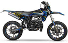 Dekor kit Sherco 50cc 2017-2025 Metallstil | Motorradaufkleber | Personalisierung 50cc | armysctv