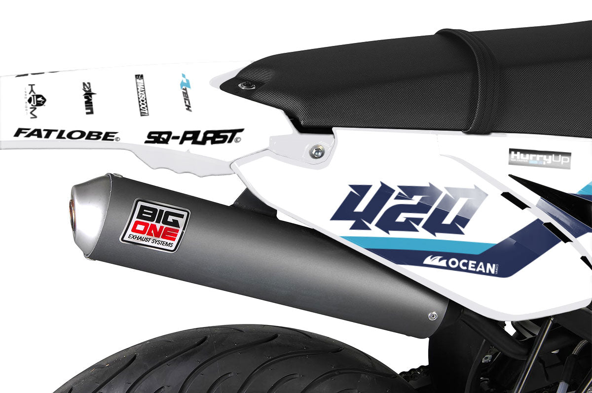 Kit déco Sherco 50cc 2017-2025 Oceans | autocollants moto | personnalisation 50cc | armysctv