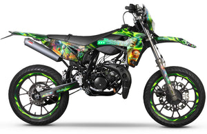 Dekor kit Sherco 50cc 2017-2025 Schwifty | Motorradaufkleber | Personalisierung 50cc | armysctv