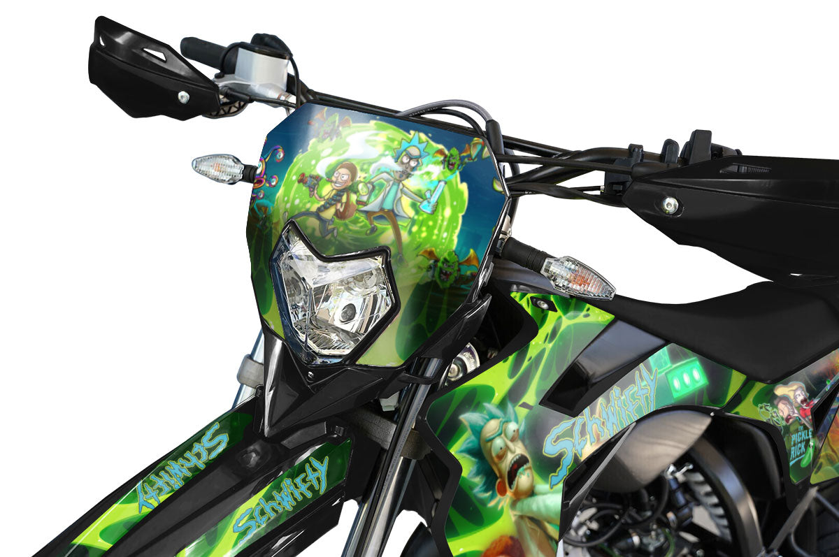 Kit pegatinas Sherco 50cc 2017-2025 Schwifty | pegatinas para moto | personalización 50cc | armysctv