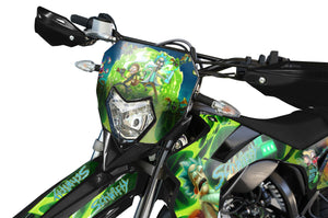 Dekor kit Sherco 50cc 2017-2025 Schwifty | Motorradaufkleber | Personalisierung 50cc | armysctv