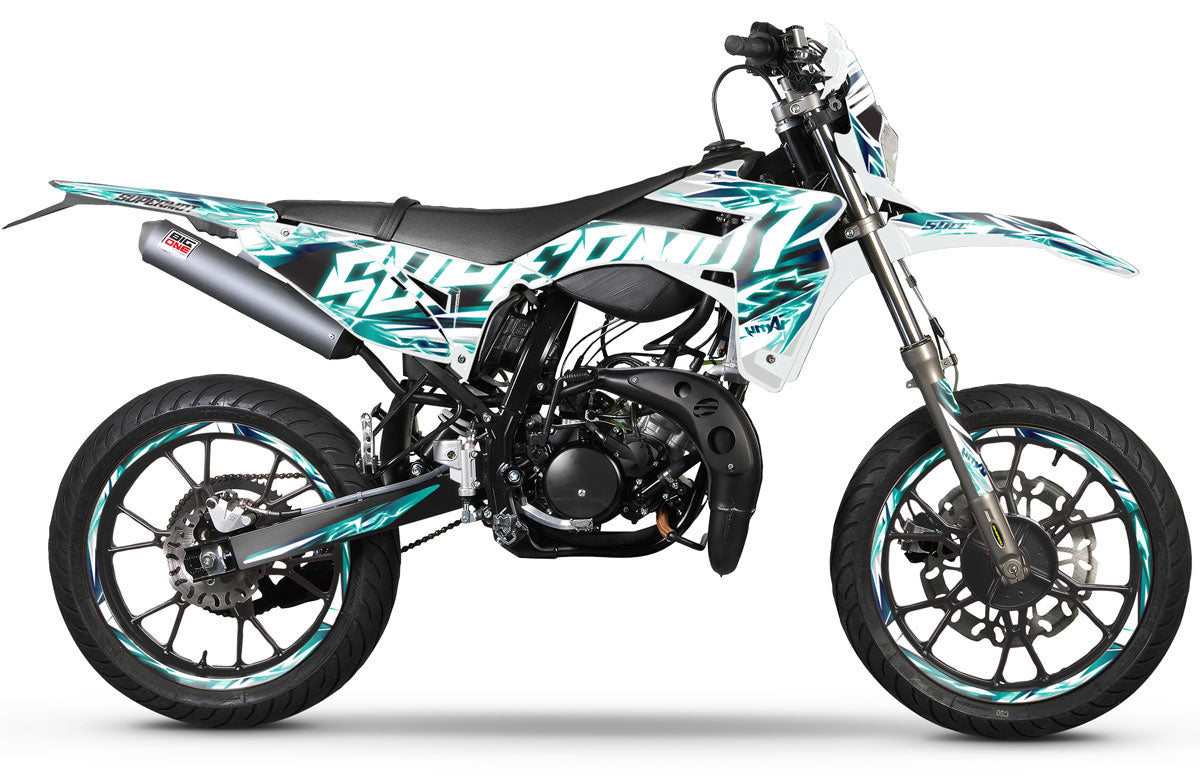 Kit pegatinas Sherco 50cc 2017-2025 Shaker | pegatinas para moto | personalización 50cc | armysctv