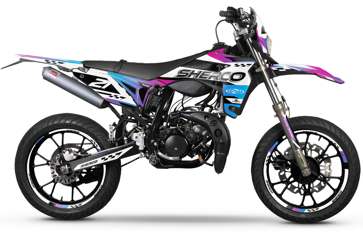 Kit pegatinas Sherco 50cc 2017-2025 Skarp | pegatinas para moto | personalización 50cc | armysctv