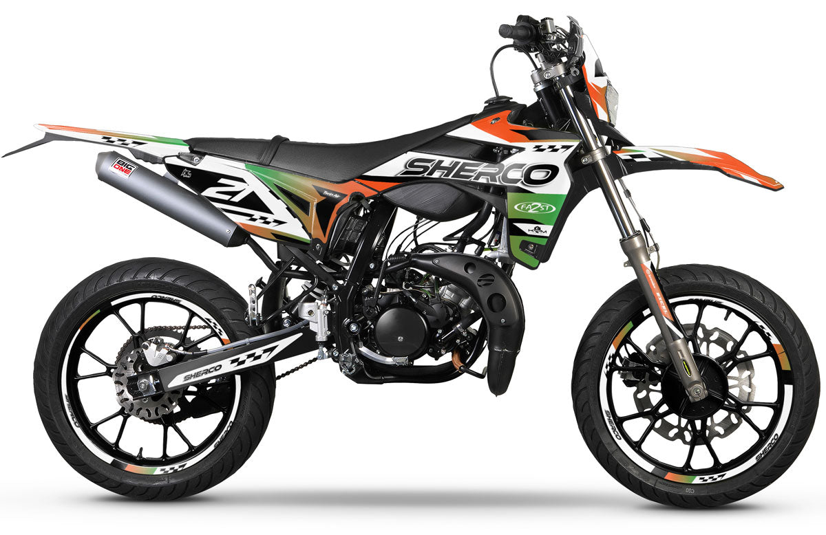 Kit pegatinas Sherco 50cc 2017-2025 Skarp | pegatinas para moto | personalización 50cc | armysctv