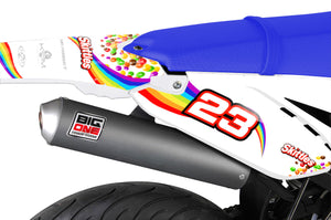 Kit pegatinas Sherco 50cc-2025 Arcoíris | pegatinas para moto | personalización 50cc | armysctv