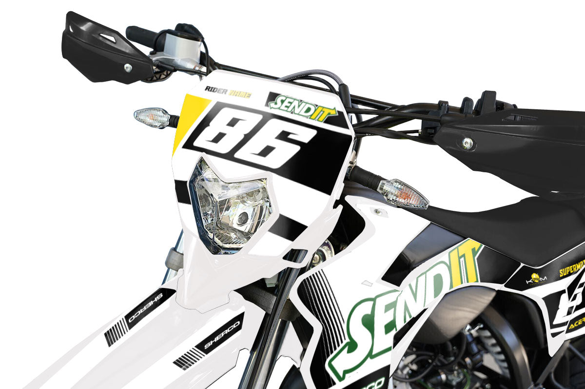 Kit pegatinas Sherco 50cc 2017-2025 ¡Envíalo! | pegatinas para moto | personalización 50cc | armysctv