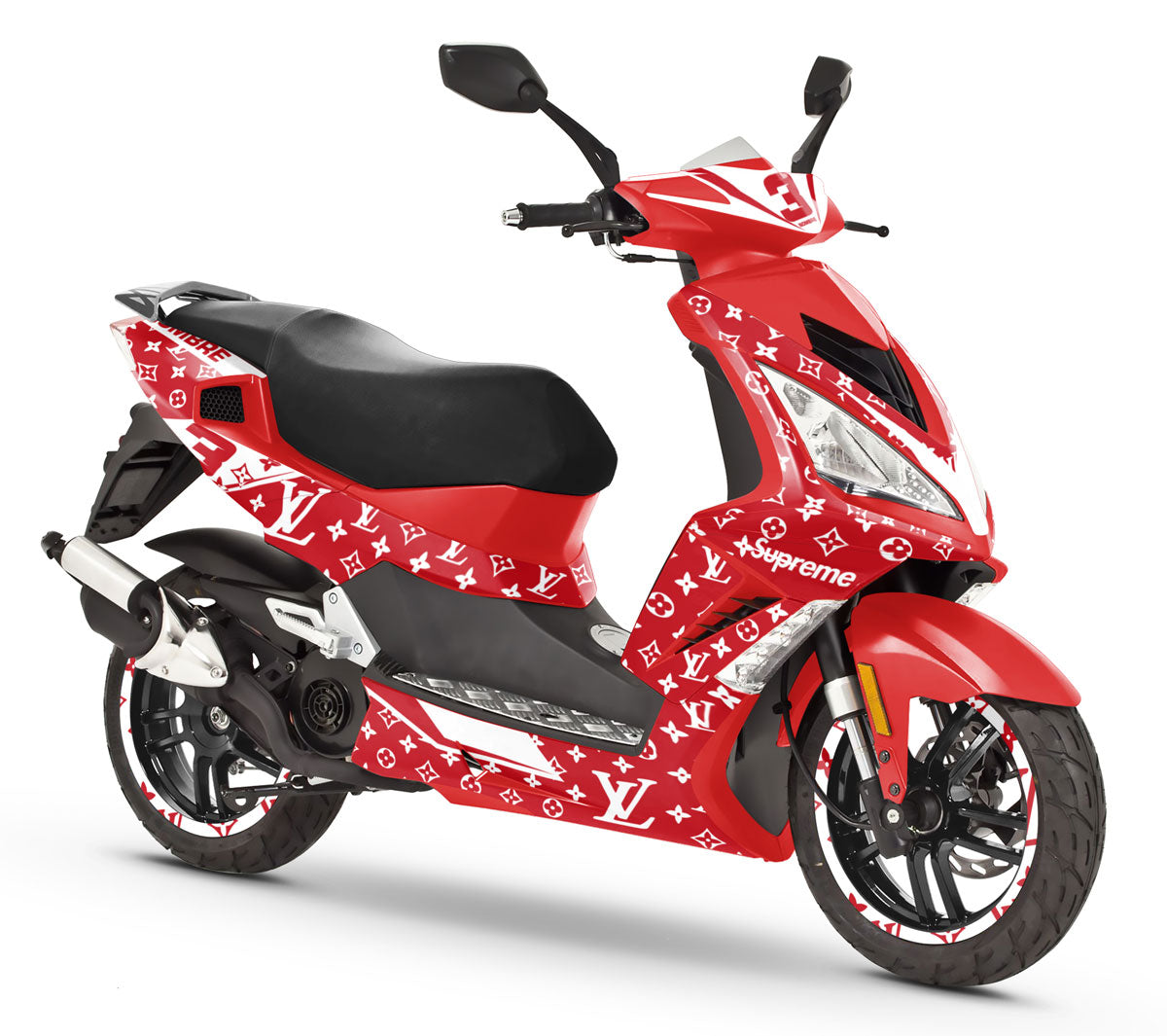 Kit déco Peugeot Speedfight 3 - 2009-2015 Super-M | autocollants moto | personnalisation 50cc | armysctv