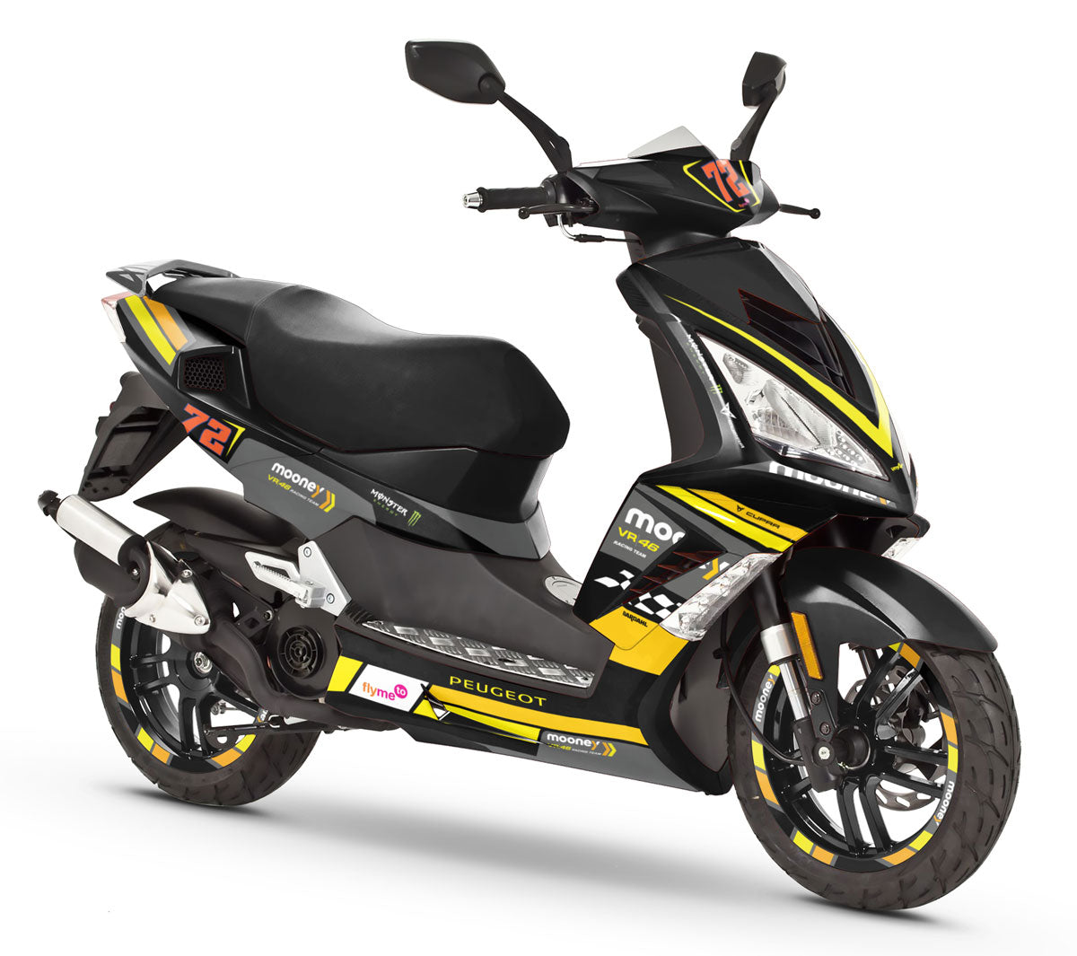Kit déco Peugeot Speedfight 3 - 2009-2015 Mooney | autocollants moto | personnalisation 50cc | armysctv